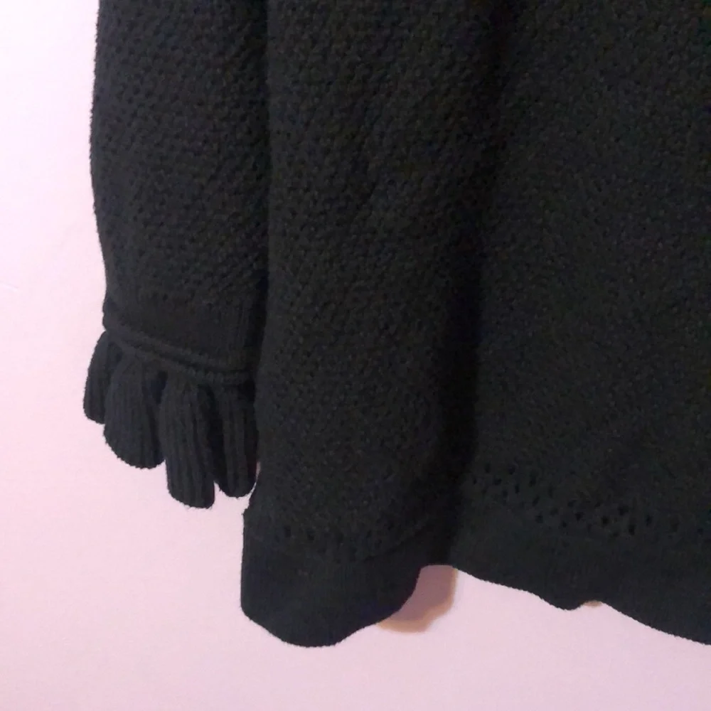 Loft Black 3/4 Sleeve Sweater Top - Picture 9 of 9